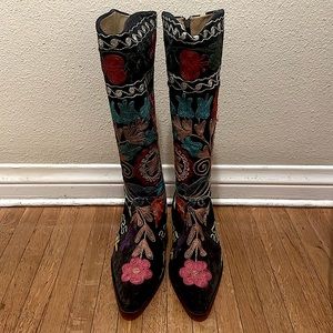 Handmade And stitched boots